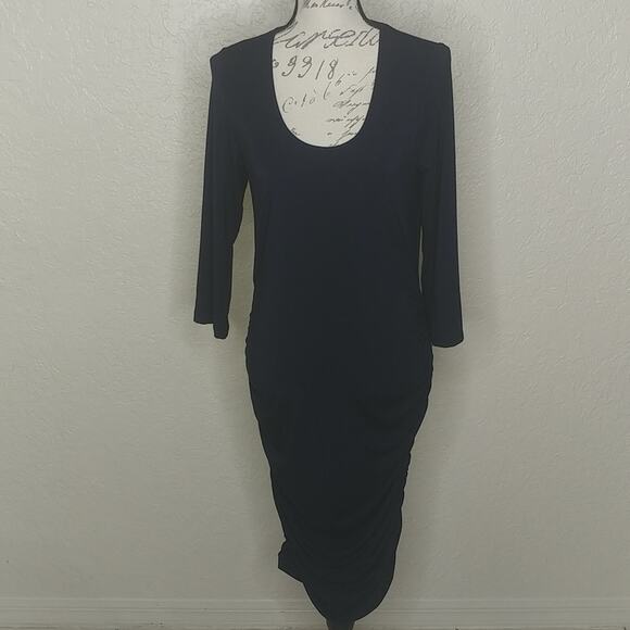 Ingrid & Isabel Fitted Dress Blue Size L - Picture 1 of 6